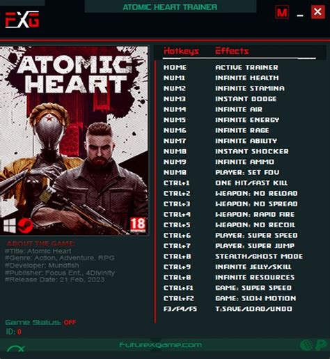 atomic heart trainer|Atomic Heart Trainer